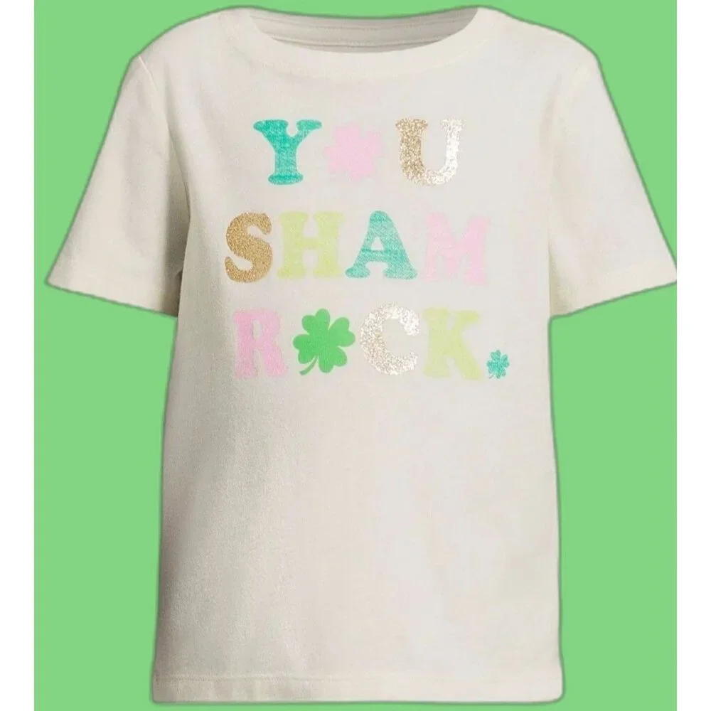 Wonder Nation You Sham Rock TODDLER GIRLS Tee SIZE 2T NEW